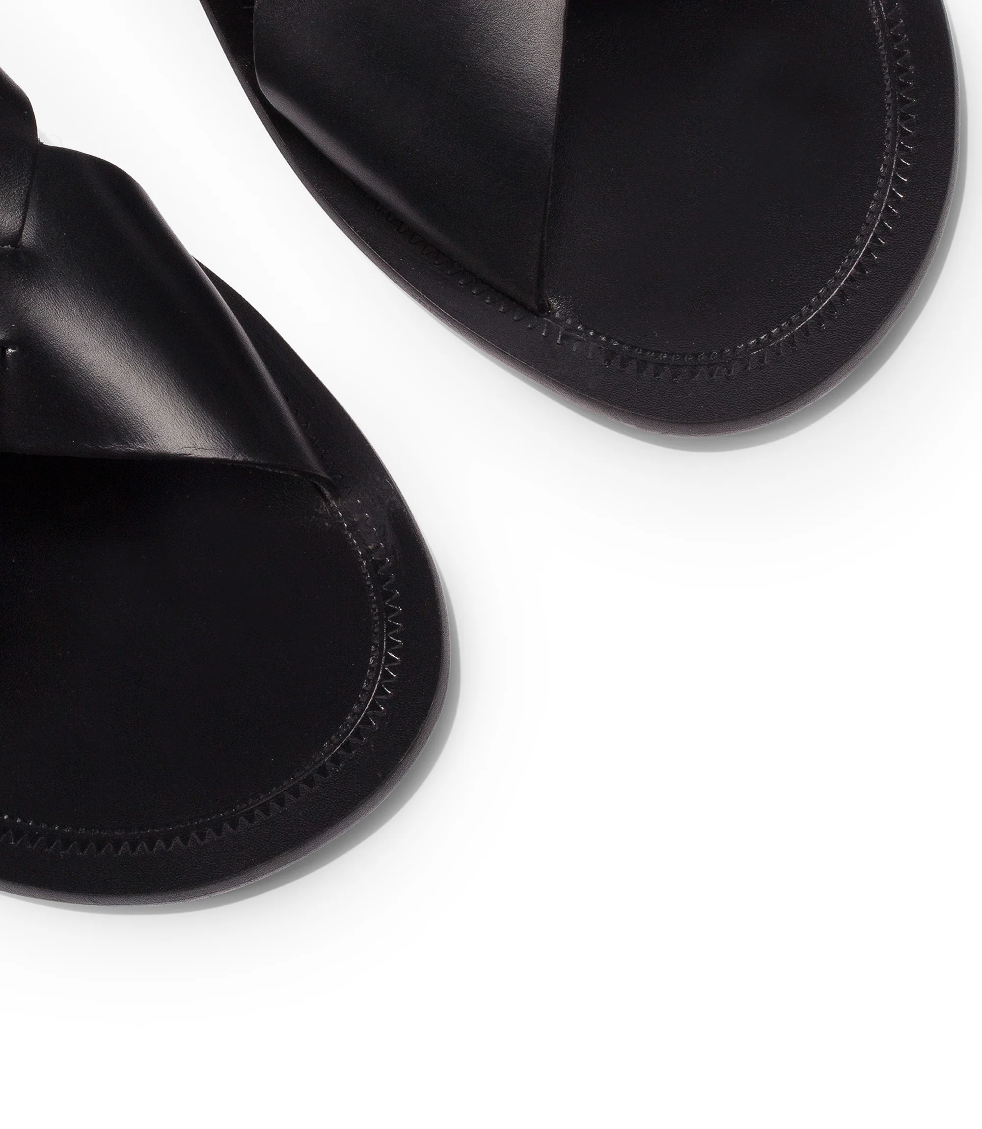 Sandali in pelle nera - immagine 3