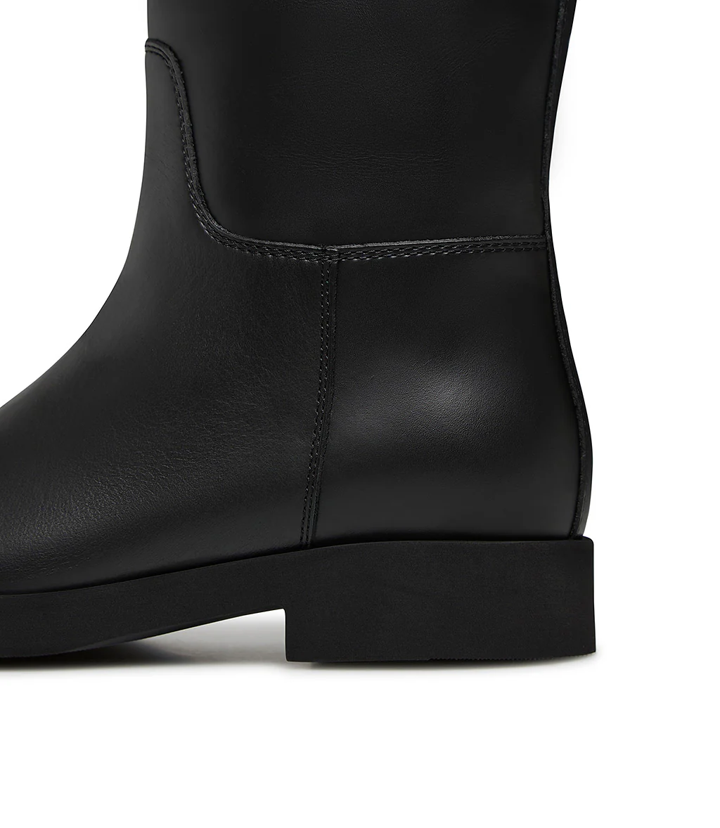 Stivale cavallerizzo in vitello nero - immagine 5