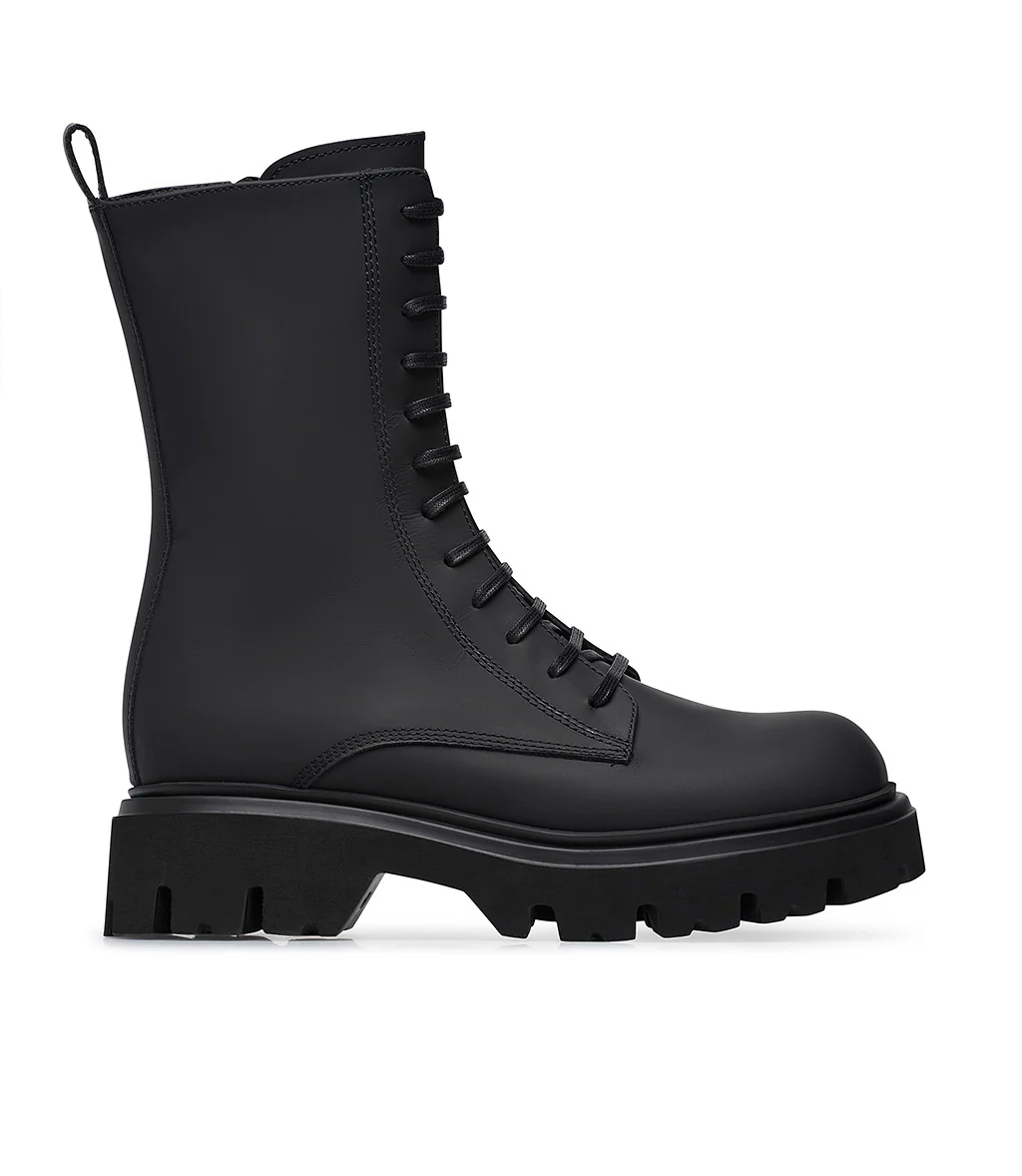 Anfibi in vitello nero gommato - immagine 2