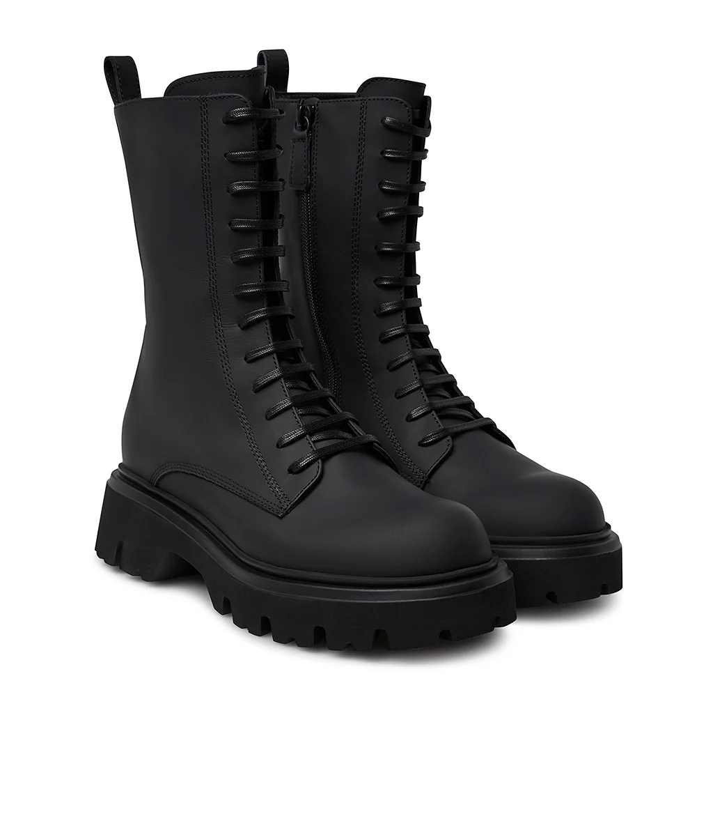 Anfibi in vitello nero gommato - immagine 3