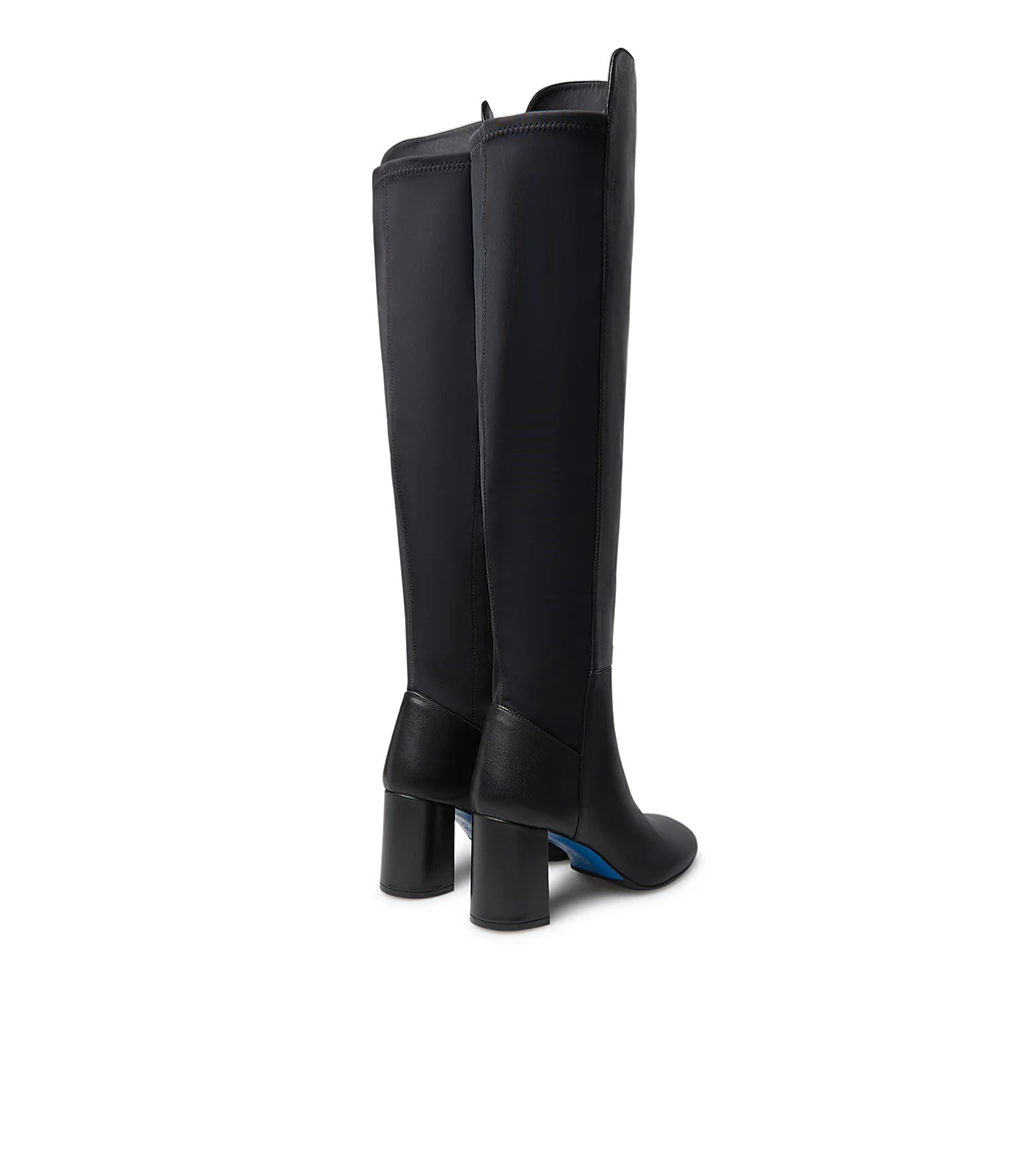 Stivale cuissard in nappa nero - immagine 4