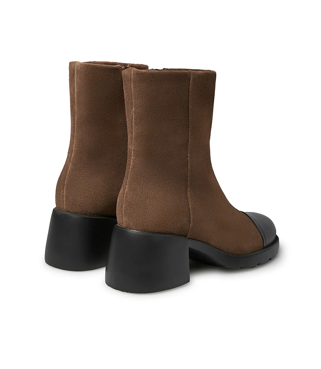 Stivaletto in camoscio marrone - immagine 4