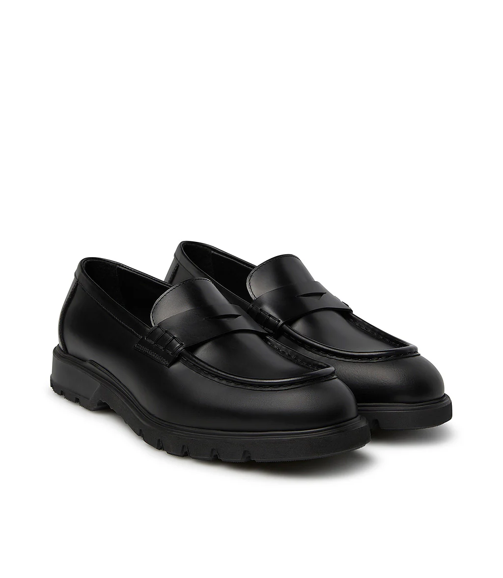 Mocassino in vitello spazzolato nero - immagine 3