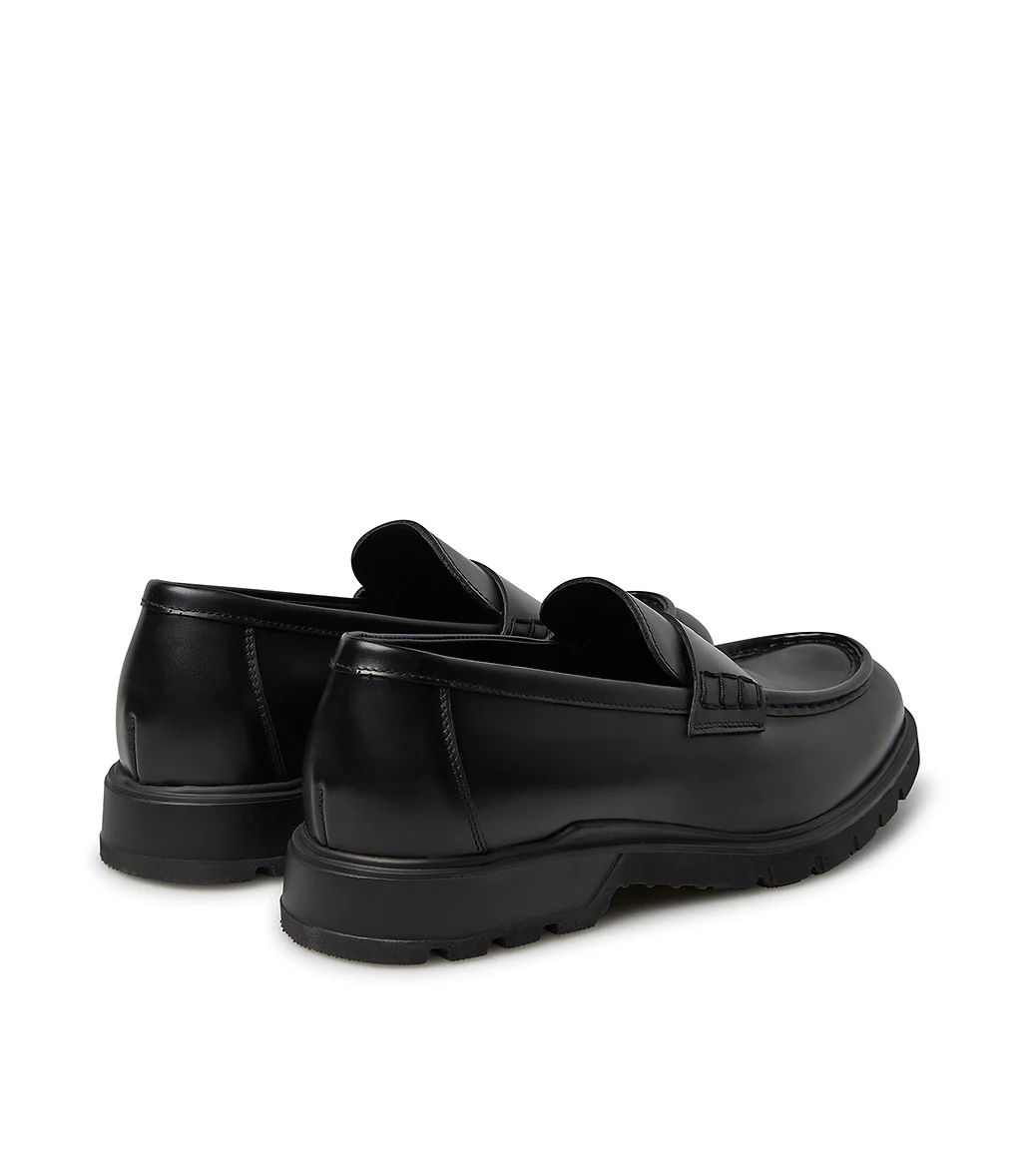 Mocassino in vitello spazzolato nero - immagine 4