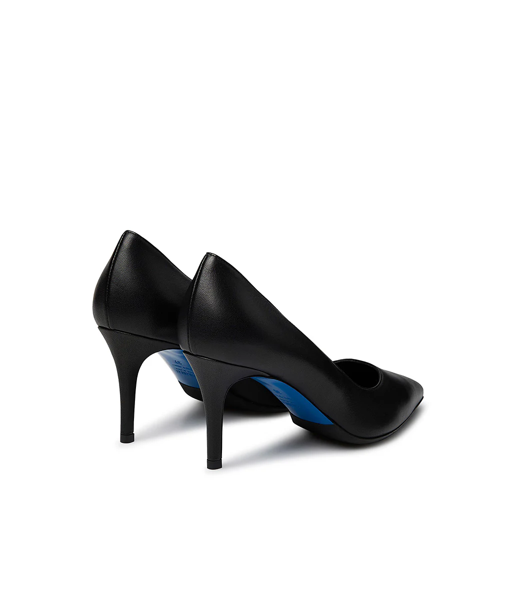 Décolleté in nappa nera - immagine 4