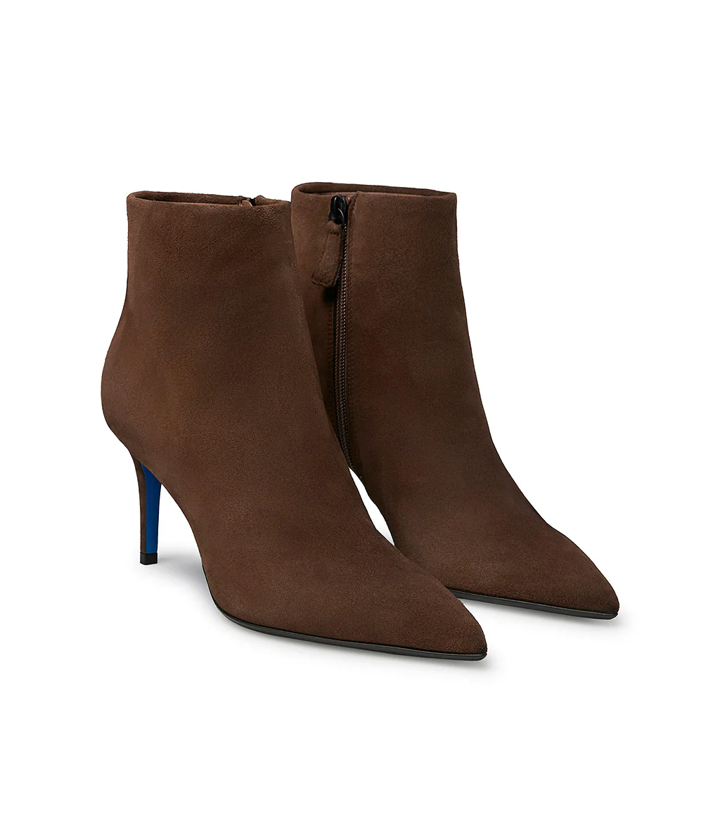 Stivaletto in camoscio marrone - immagine 3