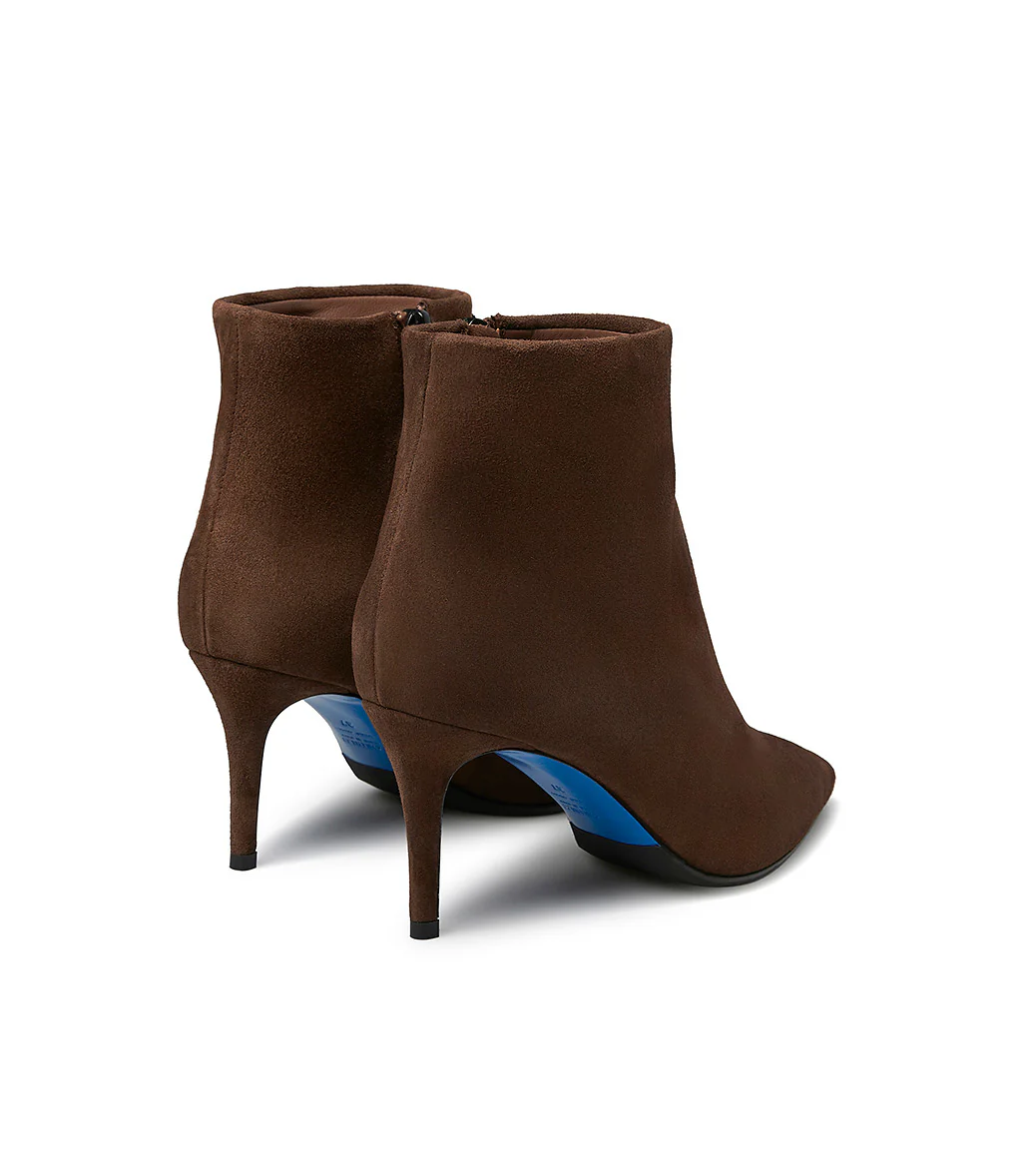 Stivaletto in camoscio marrone - immagine 4