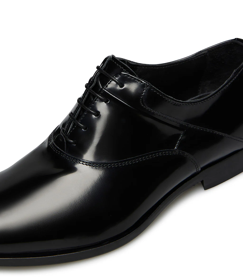 Oxford in vitello spazzolato nero - immagine 5
