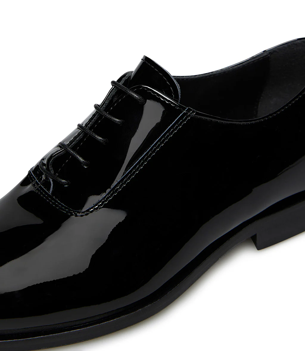 Oxford in vernice nero - immagine 5