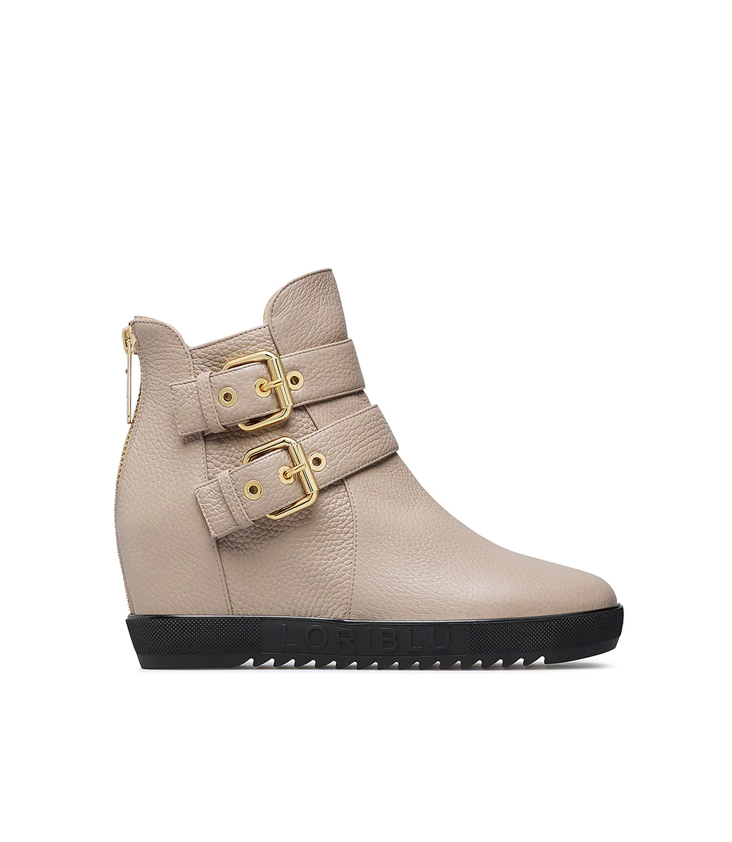 Sneaker in vitello corda con zeppa interna - immagine 2