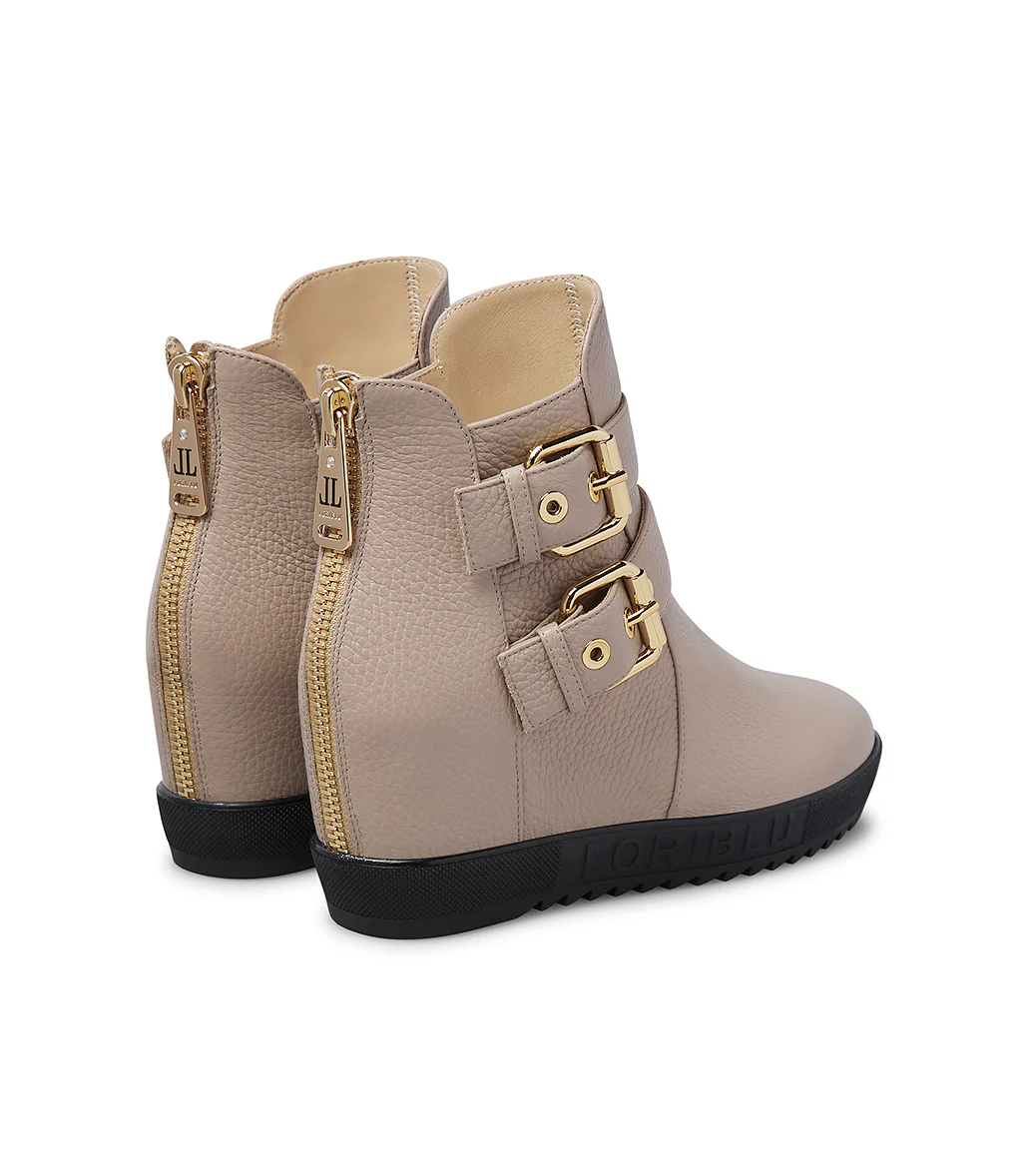 Sneaker in vitello corda con zeppa interna - immagine 4