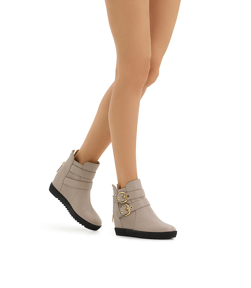 Sneaker in vitello corda con zeppa interna - immagine 6