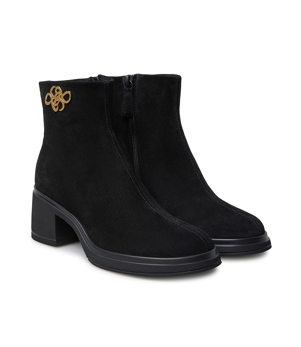 Stivaletto in camoscio nero - immagine 3