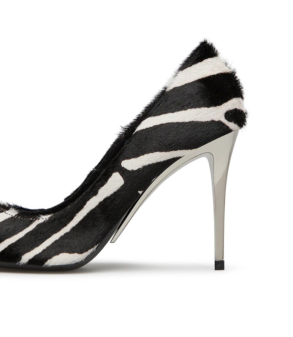 Décolleté in cavallino stampa zebra - immagine 5