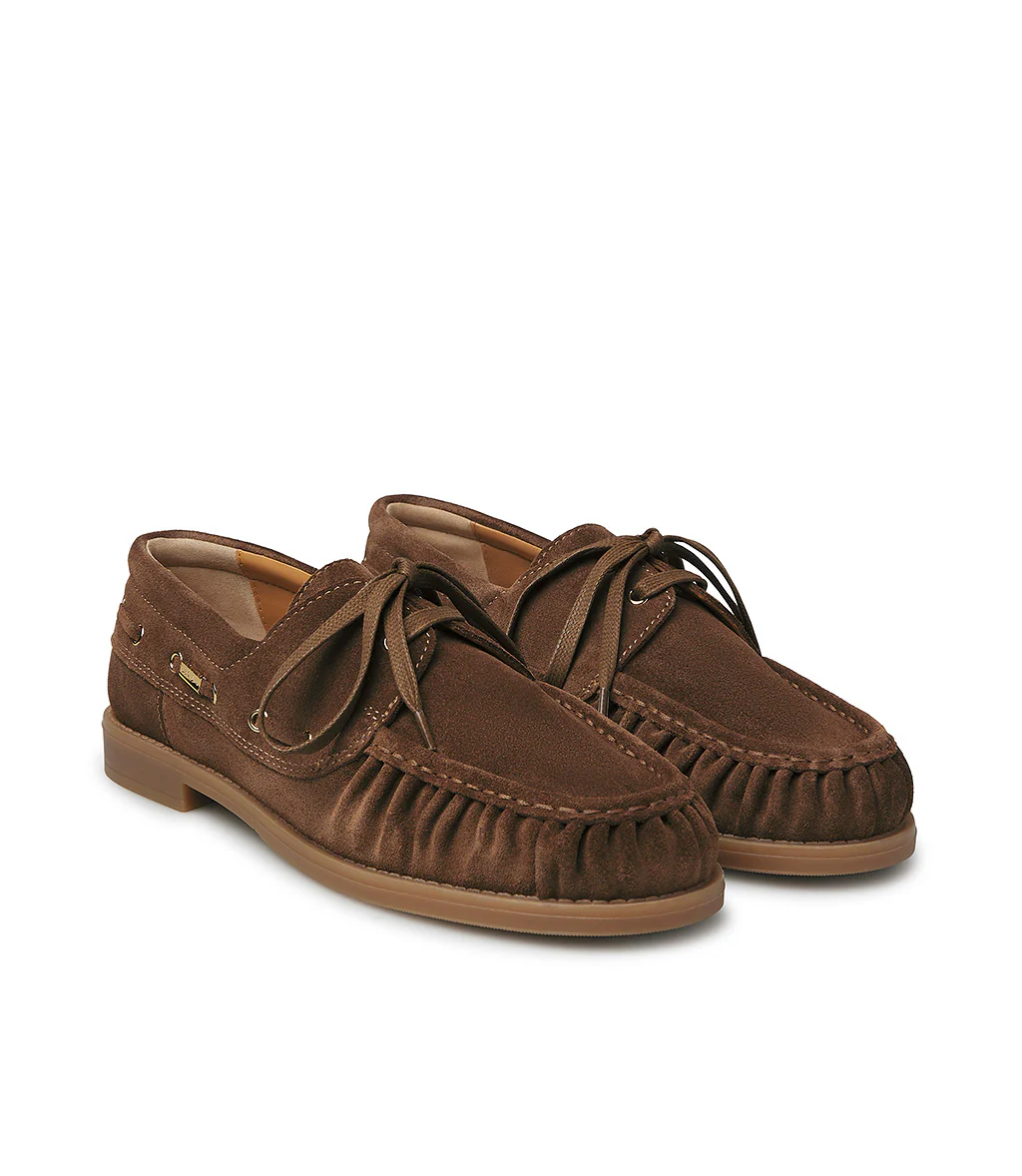 Mocassino in camoscio ghianda - immagine 3