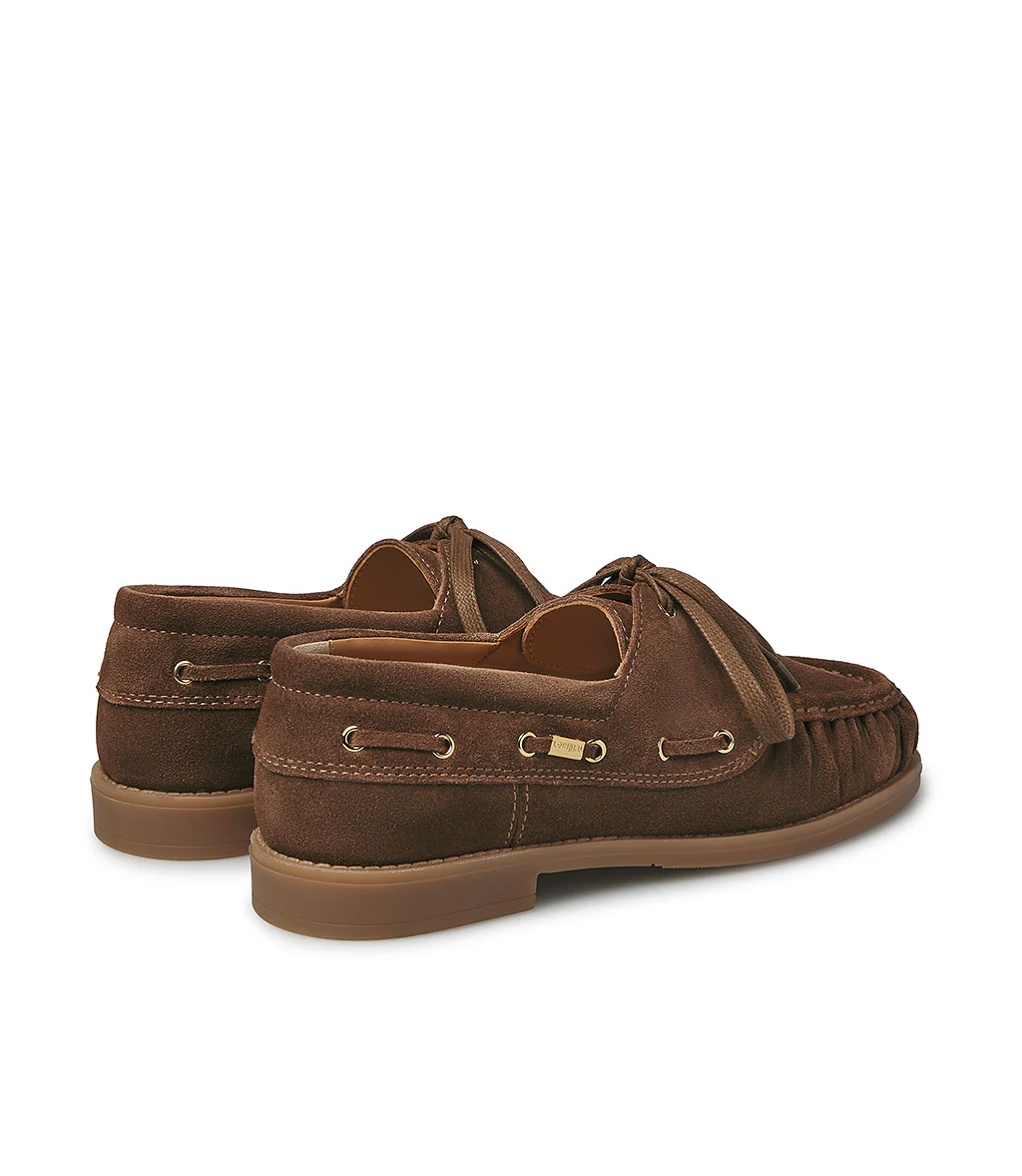 Mocassino in camoscio ghianda - immagine 4