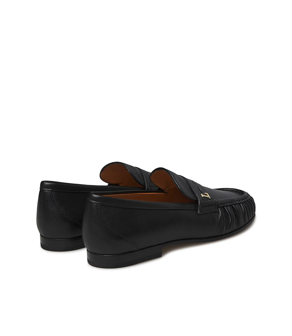 Mocassino in nappa nero - immagine 4