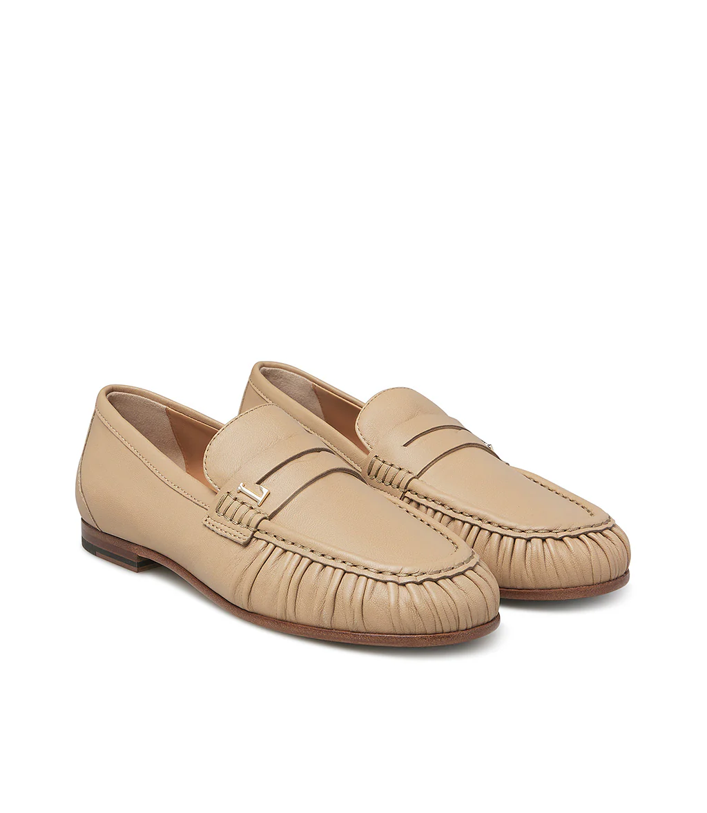 Mocassino in nappa crusca - immagine 3