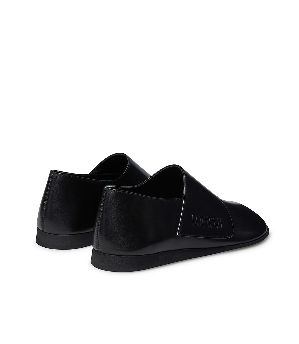 Mocassino accollato in vitello nero - immagine 4