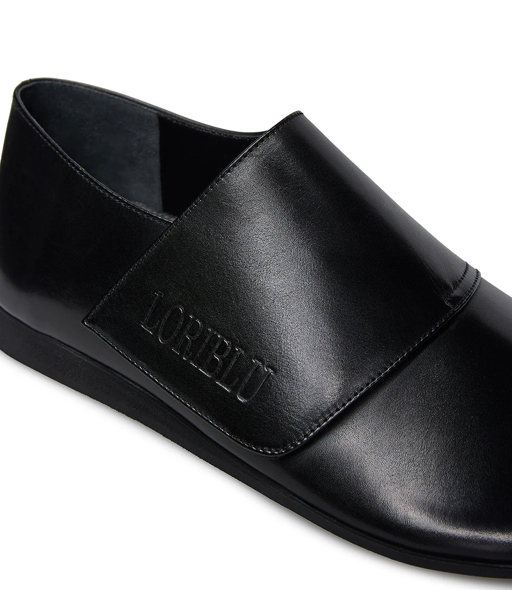 Mocassino accollato in vitello nero - immagine 5