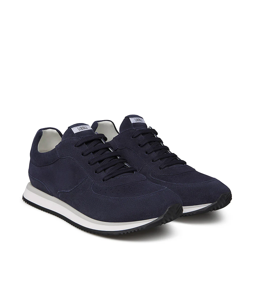 Snakers in camoscio blu - immagine 3