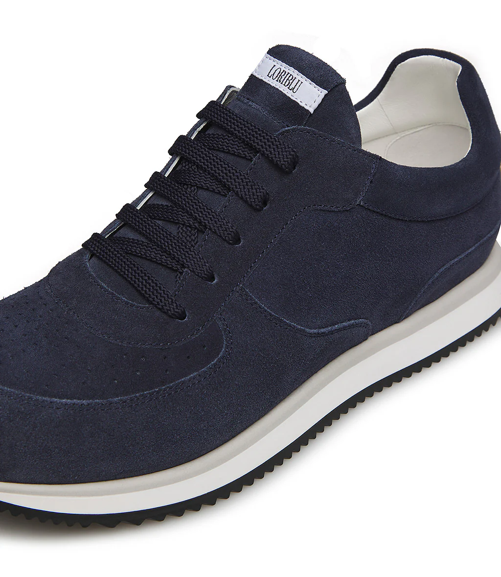 Snakers in camoscio blu - immagine 5