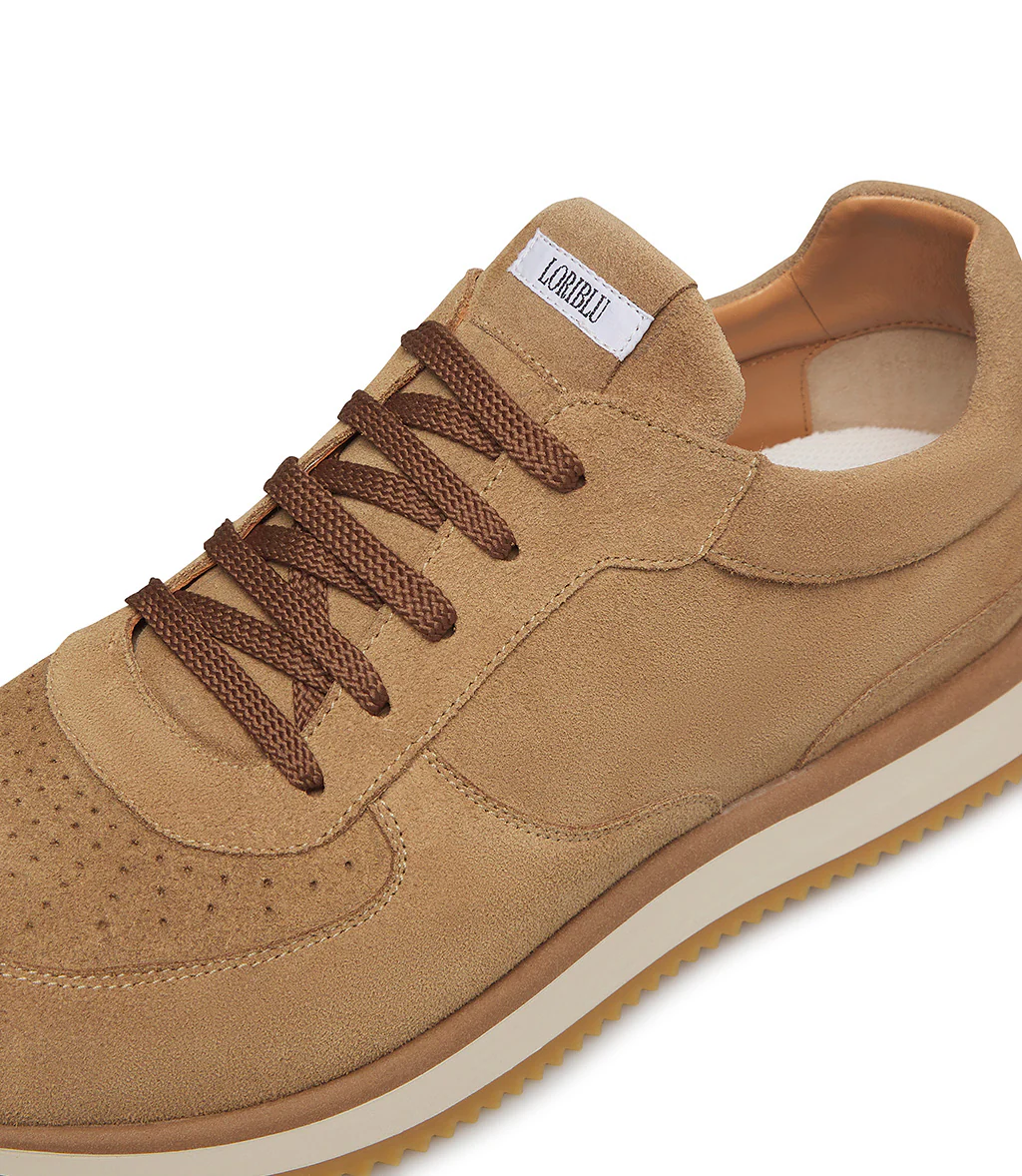 Sneakers in camoscio champagne - immagine 5