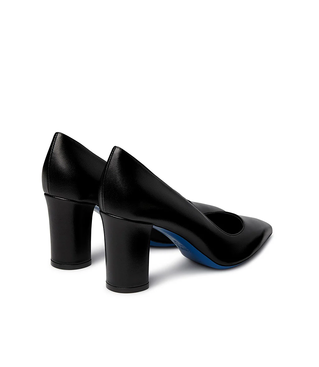 Décolléte in nappa nera - immagine 4