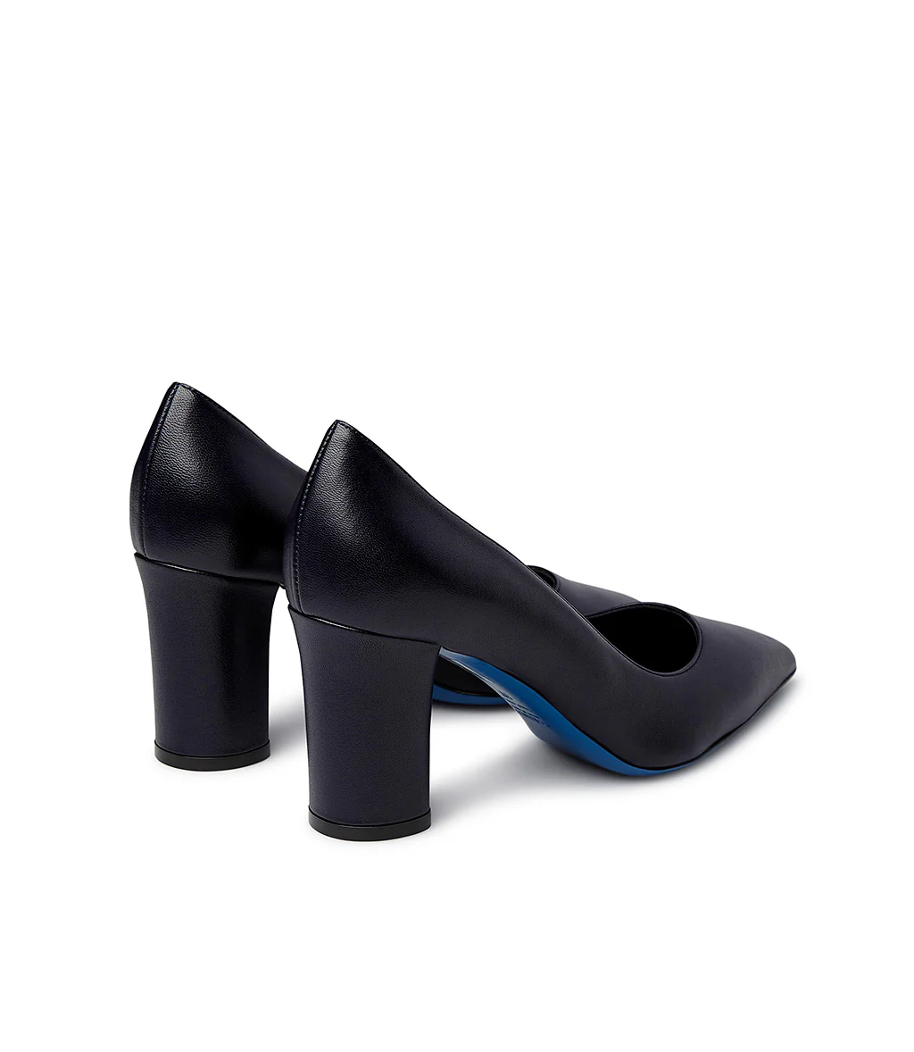 Décolléte in nappa blu - immagine 4