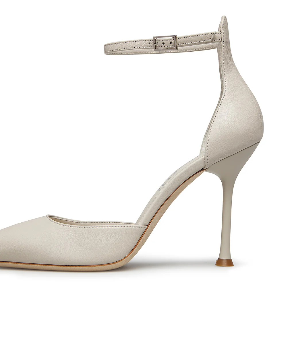 Sandalo in nappa bianco latte - immagine 5