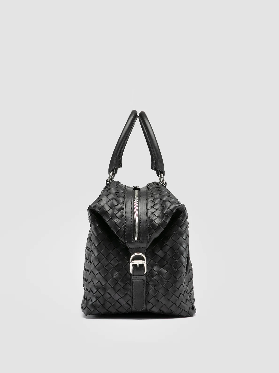 ARMOR 019 - Borsa da Viaggio in Pelle Nera - immagine 4