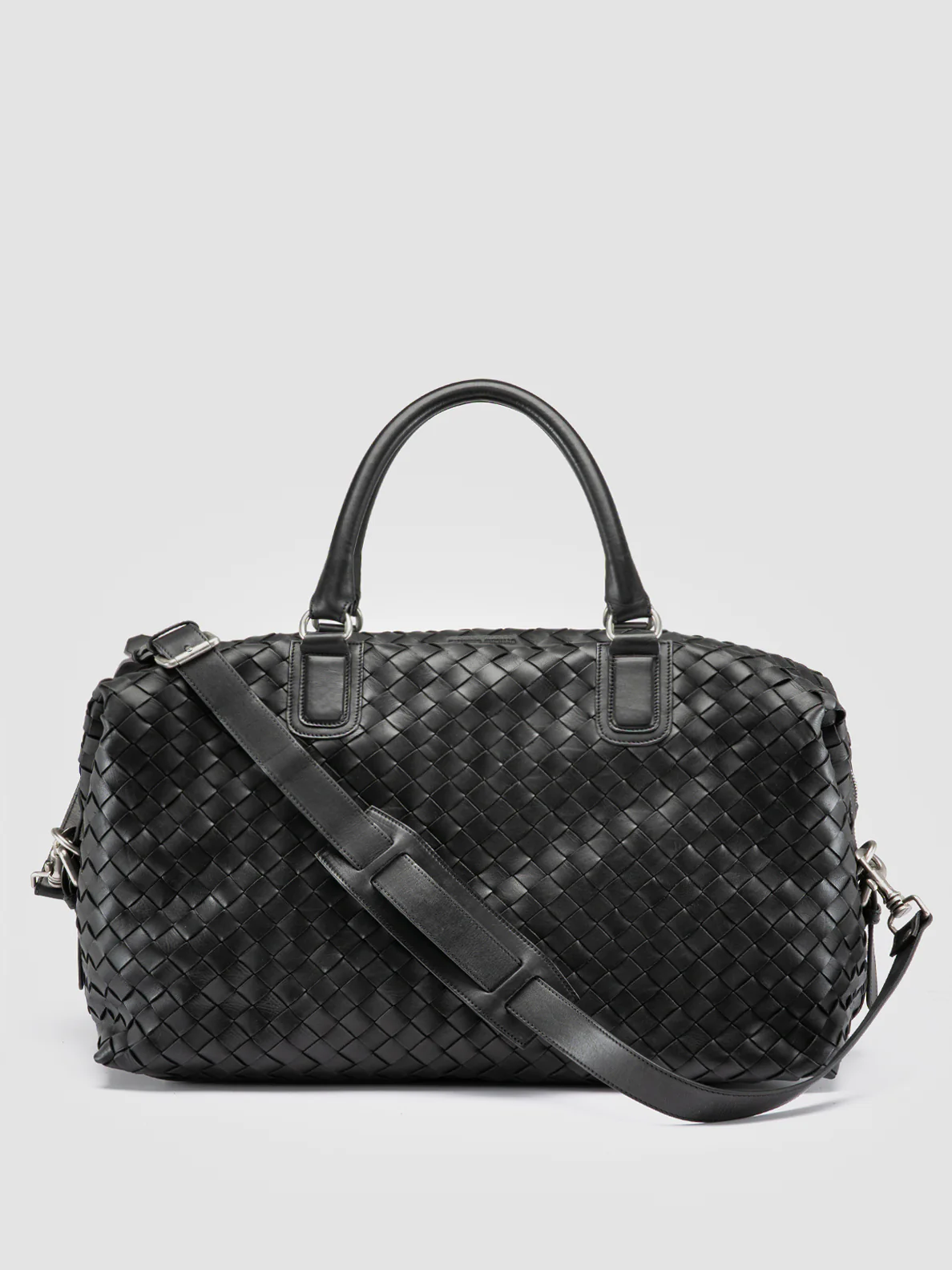 ARMOR 019 - Borsa da Viaggio in Pelle Nera - immagine 5