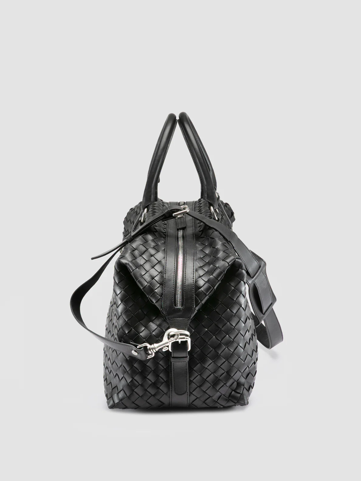 ARMOR 019 - Borsa da Viaggio in Pelle Nera - immagine 6