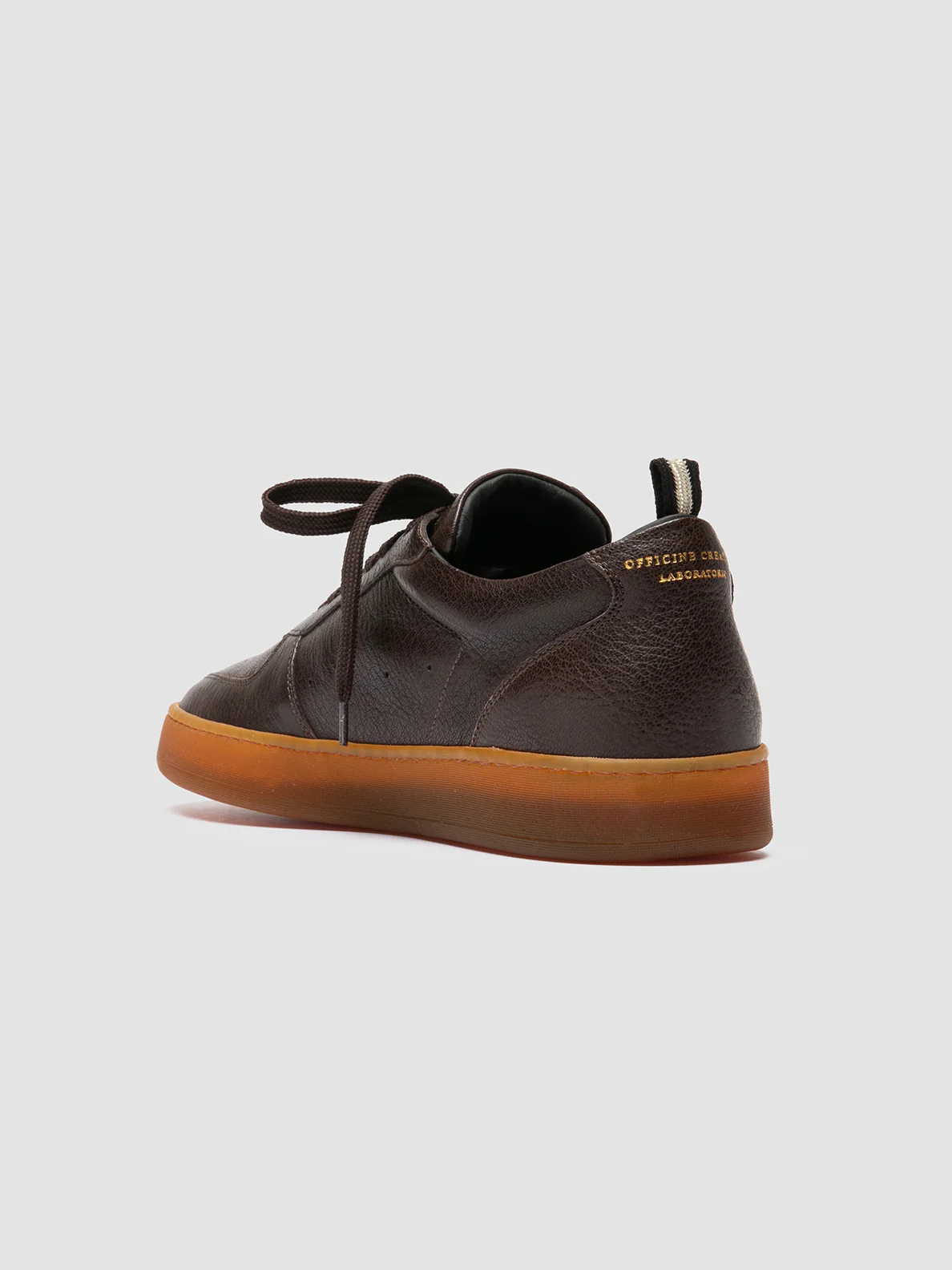 ASSET 001 - Sneaker Basse in Pelle Marrone - immagine 5