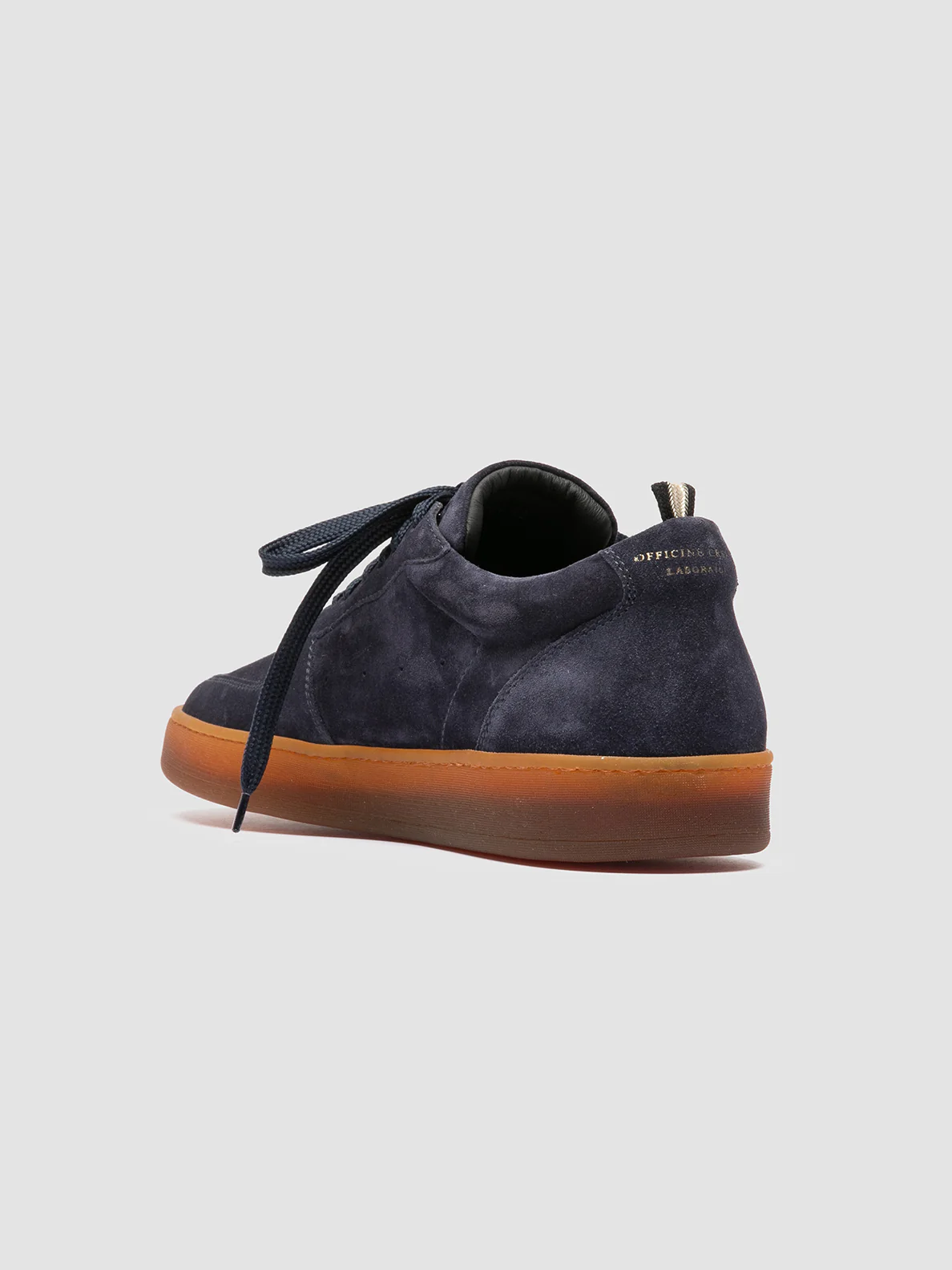 ASSET 001 - Sneaker Basse in Pelle Scamosciata Blu - immagine 5