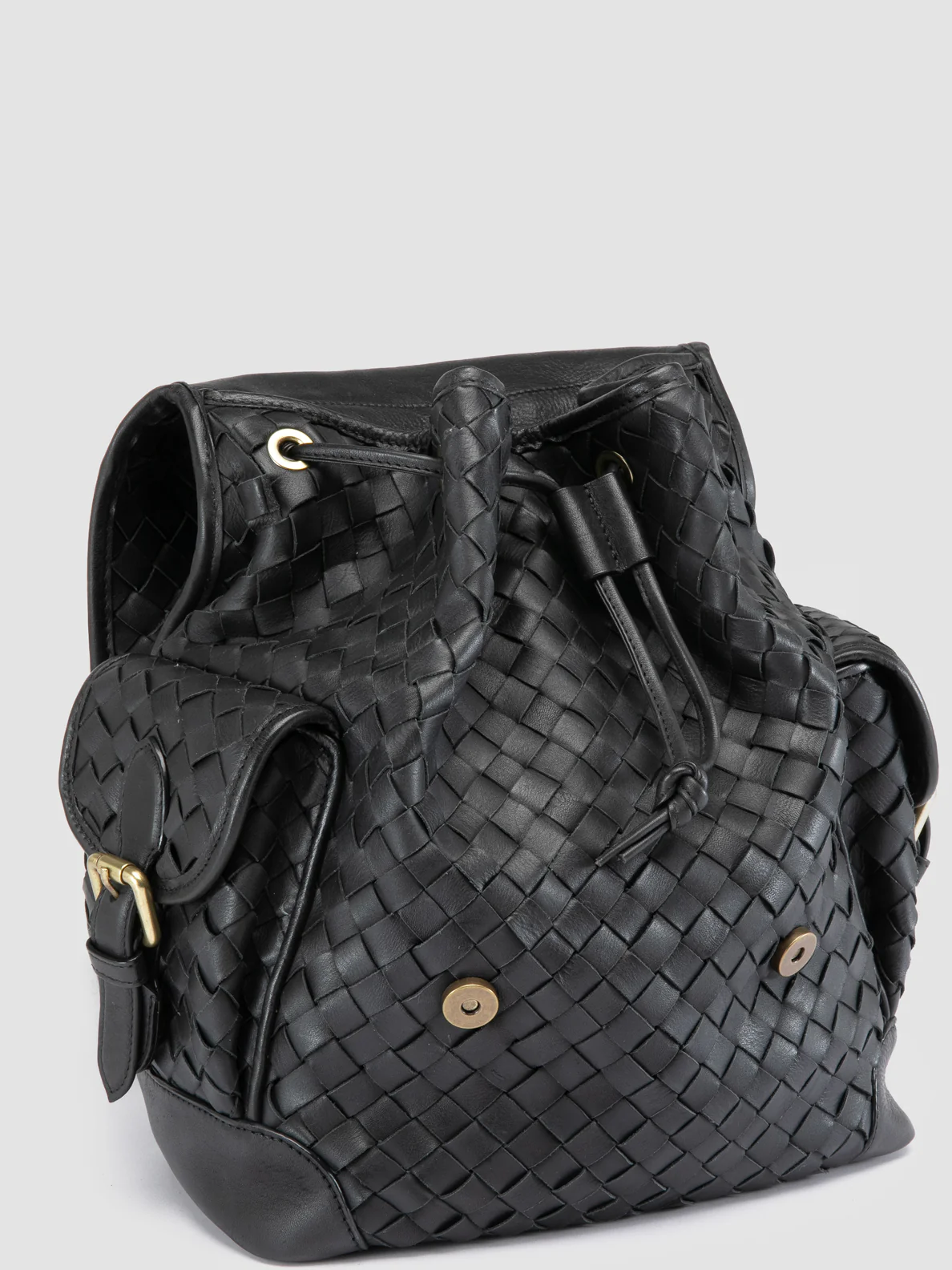 AURA 004 - Zaino in Pelle Nera - immagine 3