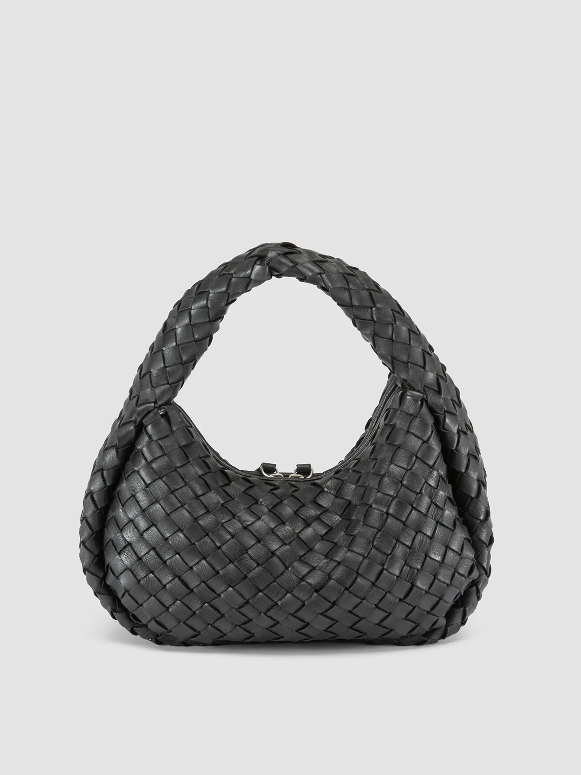 BOLINA 144 - Black Leather Handle Bag - immagine 5