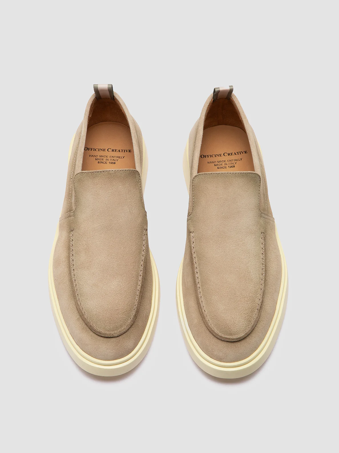BONES 002 - Taupe Suede Loafers - immagine 3