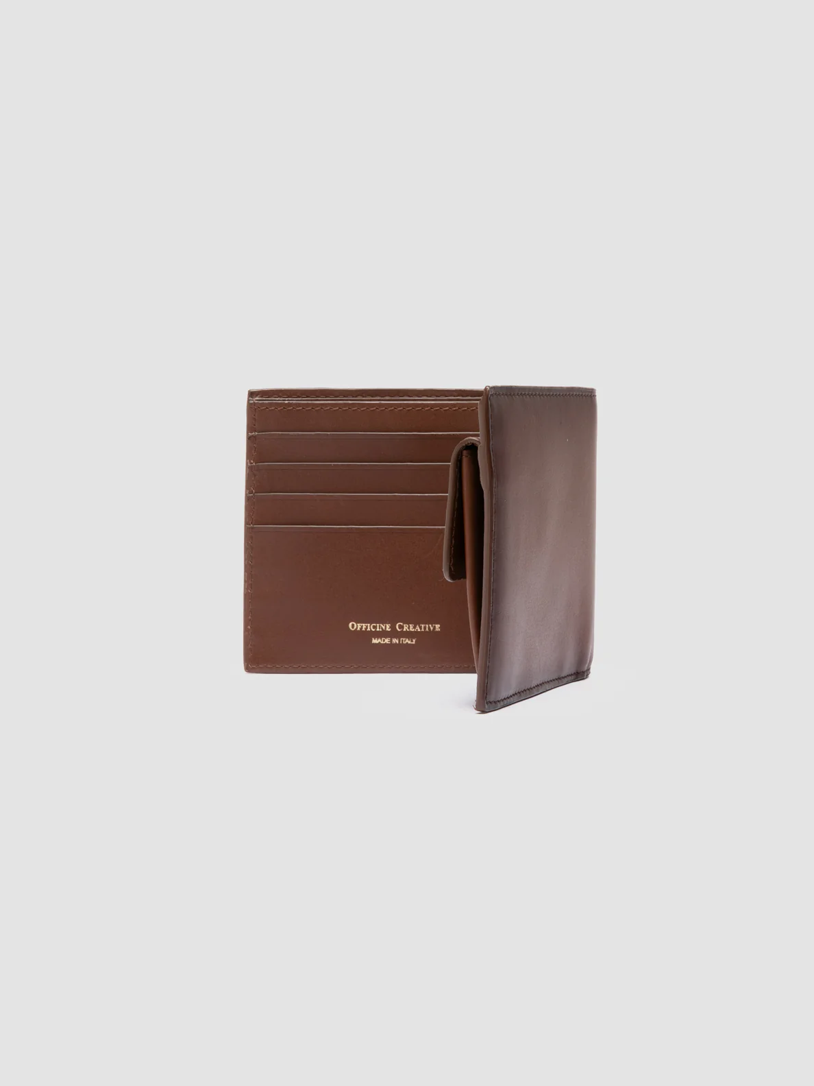 BOUDIN 02 - Portafoglio Bifold in Pelle Marrone - immagine 5