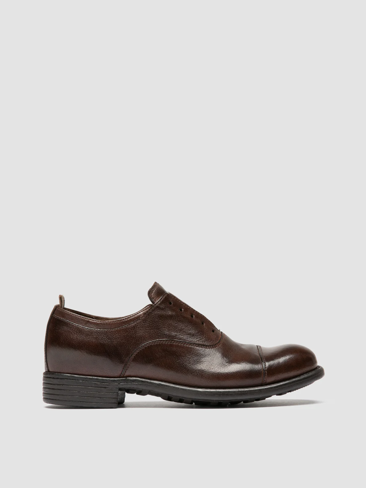 CALIXTE 003 - Oxford in Pelle Marrone - immagine 2