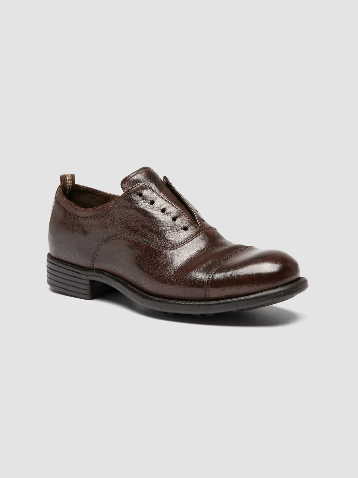 CALIXTE 003 - Oxford in Pelle Marrone - immagine 4
