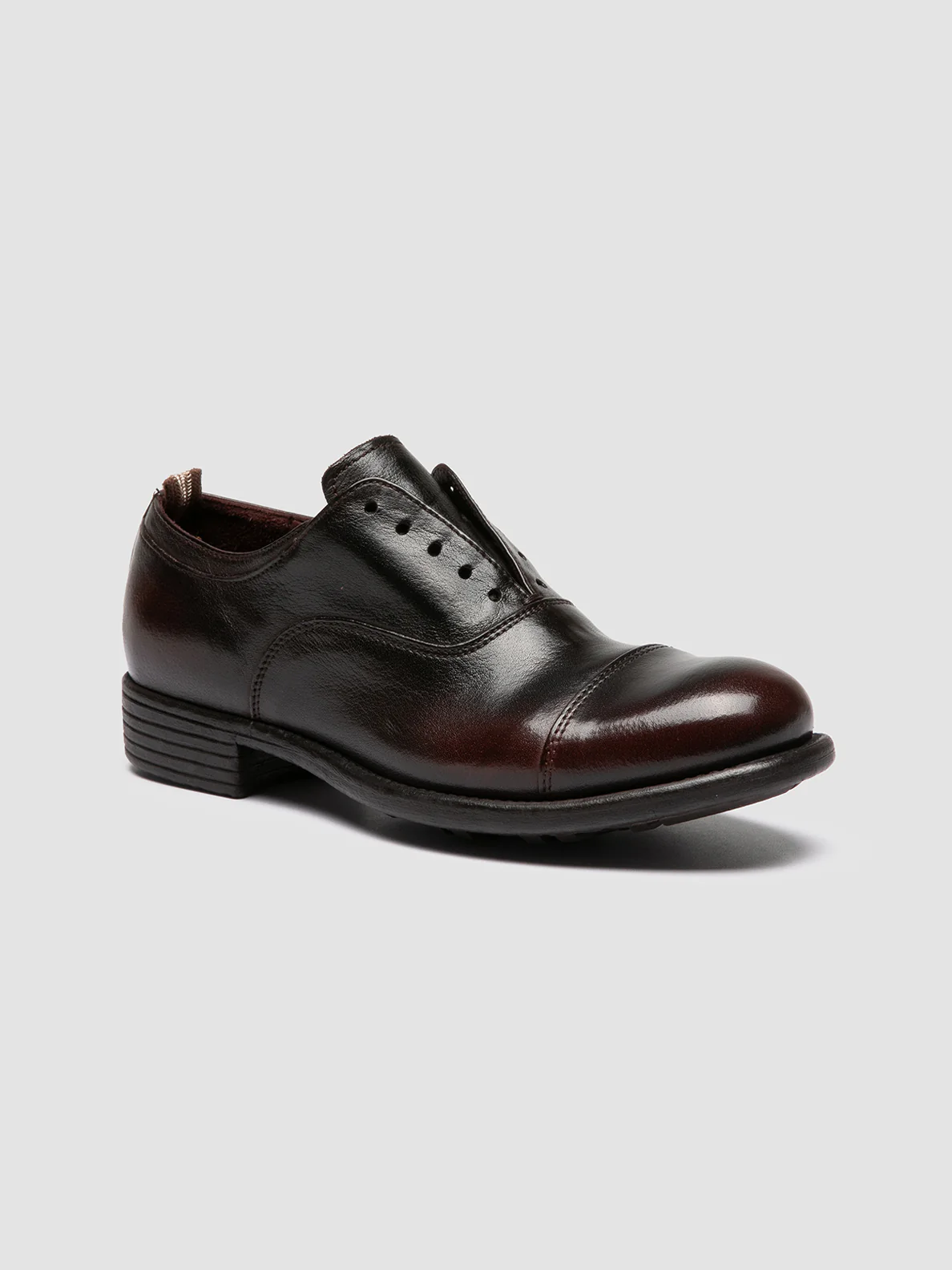 CALIXTE 003 - Oxford in Pelle Marrone - immagine 4