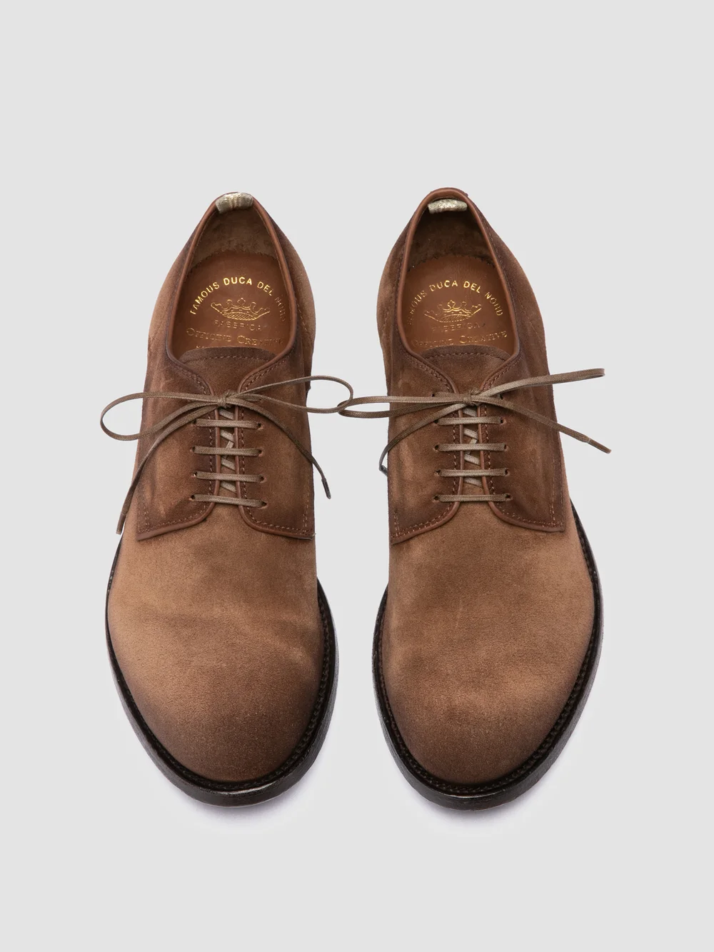 ANATOMIA 060 - Scarpe Derby in Pelle Scamosciata Marrone - immagine 3