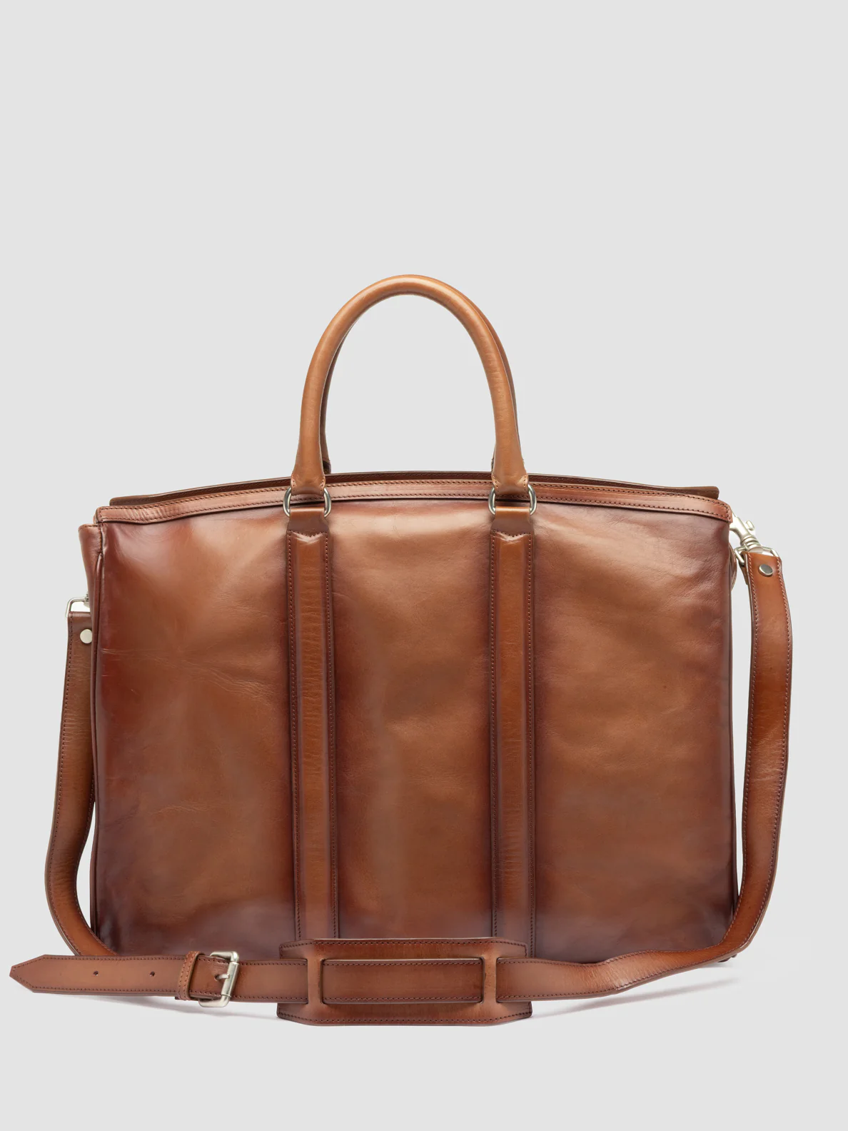 QUENTIN 009 - Borsa in Pelle Marrone - immagine 6