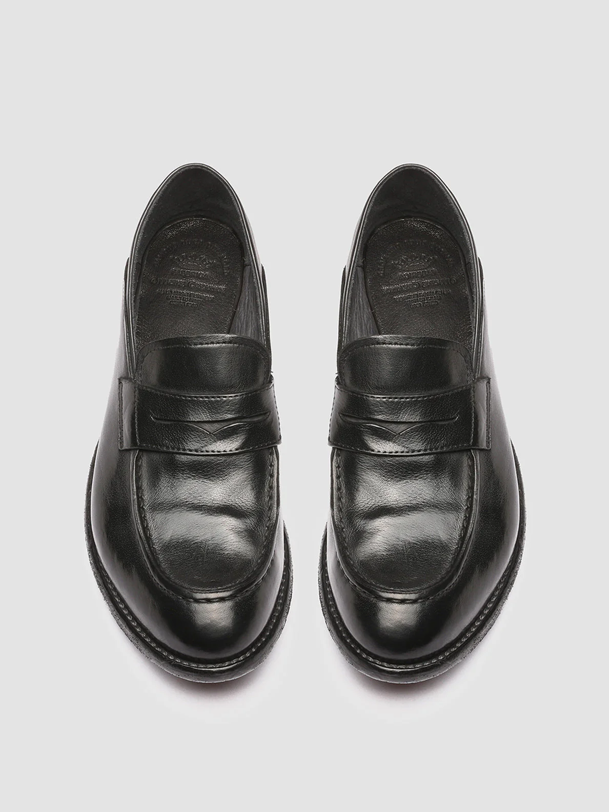 LEXIKON 140 - Mocassini Penny Loafer in Pelle Nera - immagine 3
