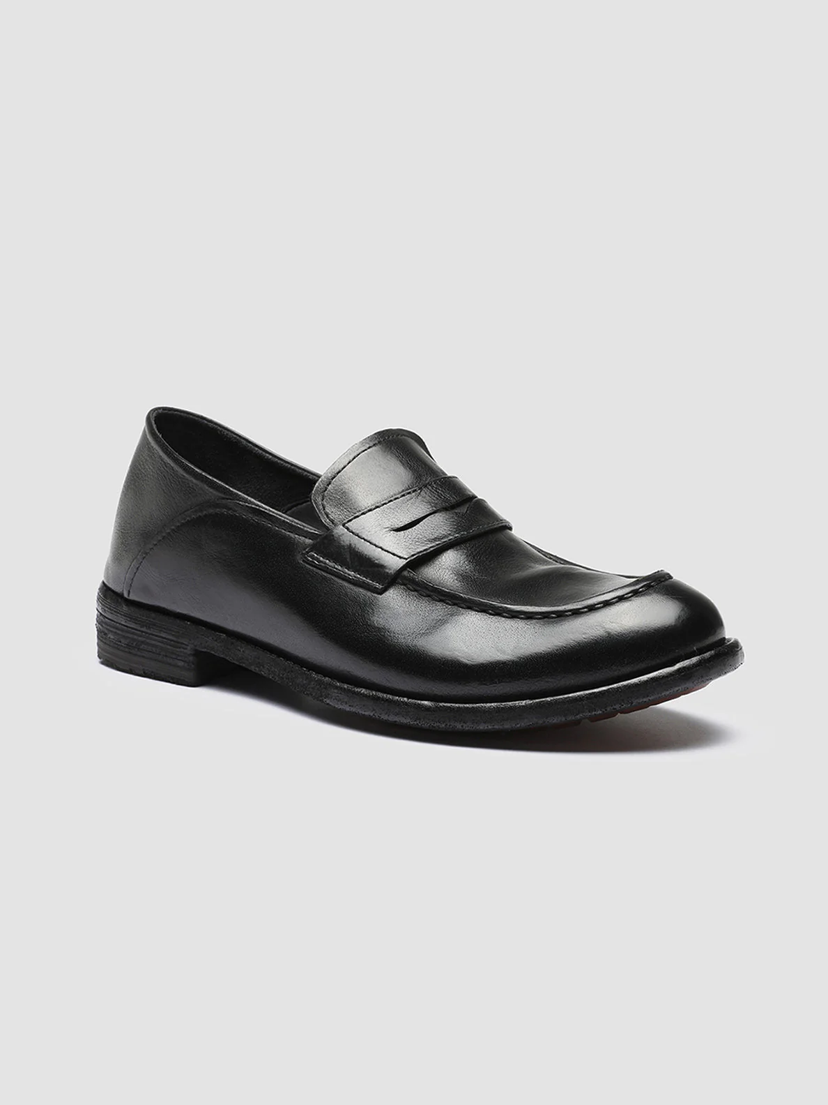 LEXIKON 140 - Mocassini Penny Loafer in Pelle Nera - immagine 4