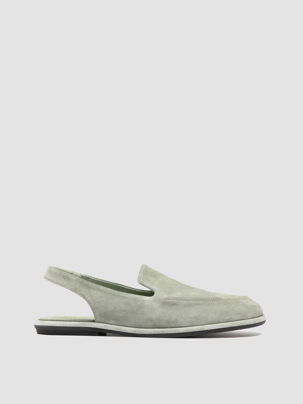 MIENNE 116 - Sandali Slingback in Pelle Scamosciata Verde - immagine 2