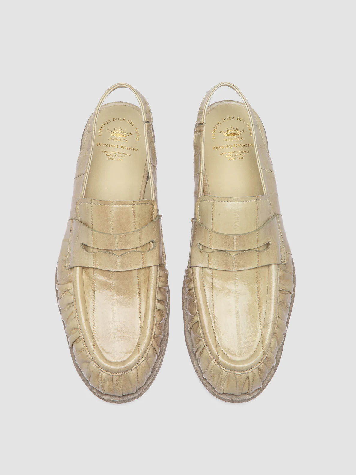 SOLITUDE 102 - Sandali Slingback in Pelle Bianca - immagine 3