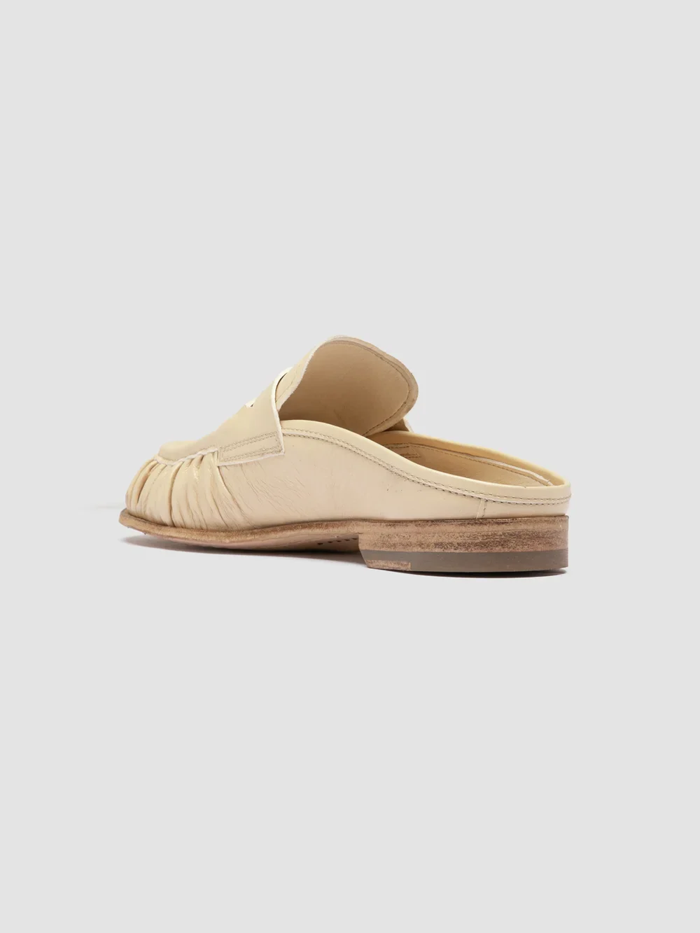 SOLITUDE 112 - Sandali Mule in Pelle Avorio - immagine 5