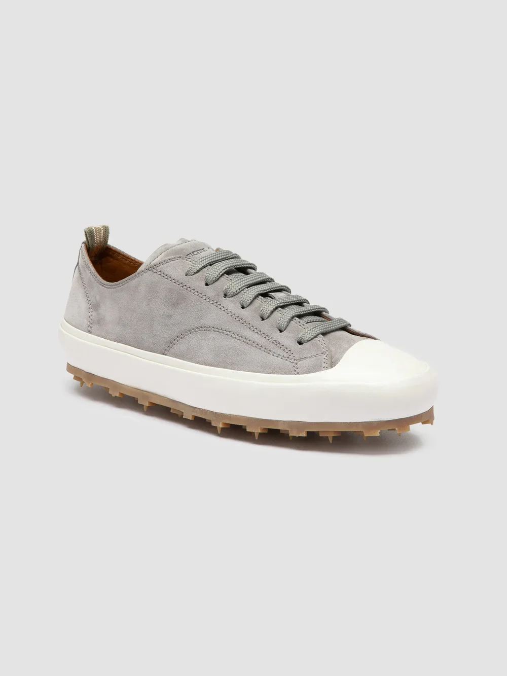 VULCAN 101 - Sneaker Basse in Pelle Scamosciata Grigia - immagine 4